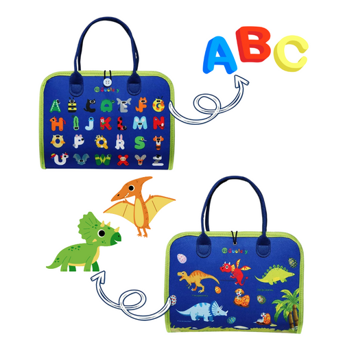 Planche d'activités Montessori enfant 3, 4, 5 ans - Jouet éducatif en bois