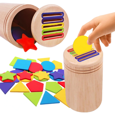 Jouet Montessori en bois éducatif enfant 2, 3, 4, 5 ans - Apprentissage